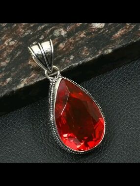 New Handmade Red Statement Pendant ❤️